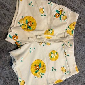 Disney orange bird shorts